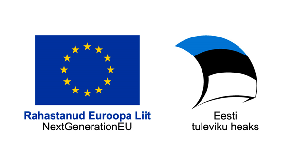 Pildil Euroopa ja Eesti lipp, tekstiga Rahastanud Euroopa Liit