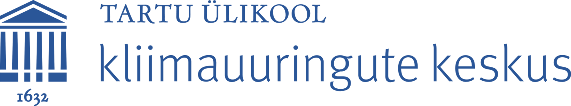 Tartu Ülikooli Kliimauuringute keskuse logo