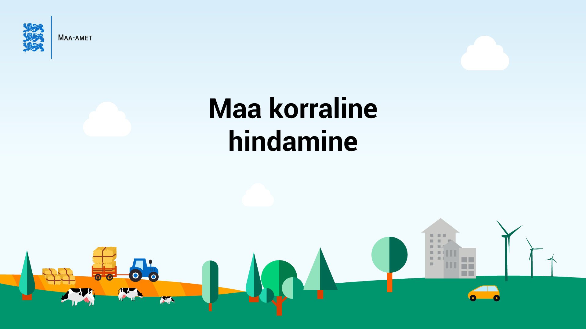 digitaalne joonistus kirjaga maa korraline hindamine