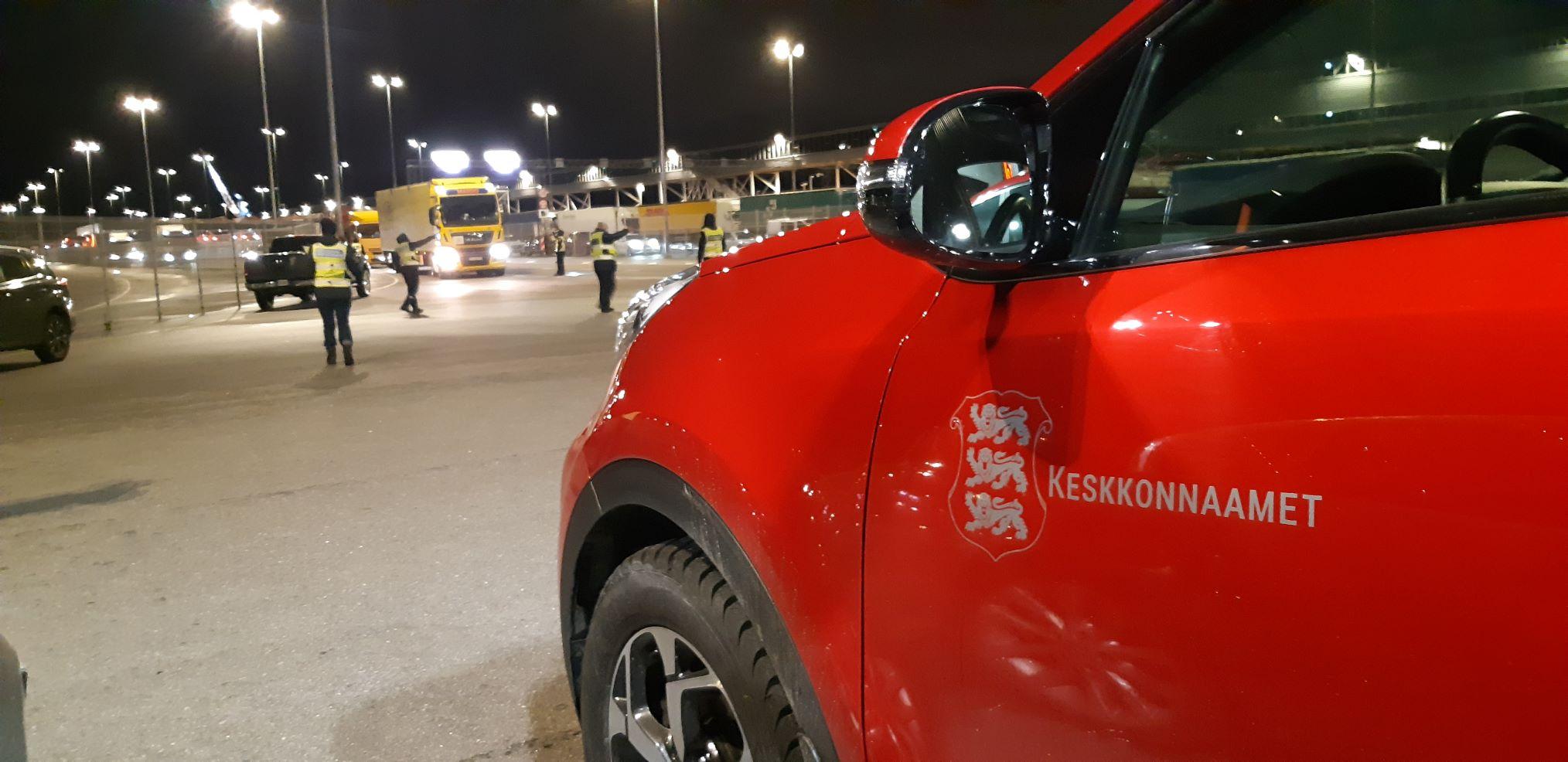 Keskkonnaameti auto inspektoritega Keskkonnaameti auto inspektoritega