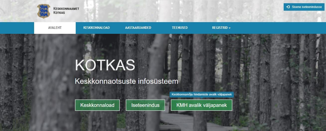 keskkonnaotsuste infosüsteemi avaleht keskkonnaotsuste infosüsteemi avaleht