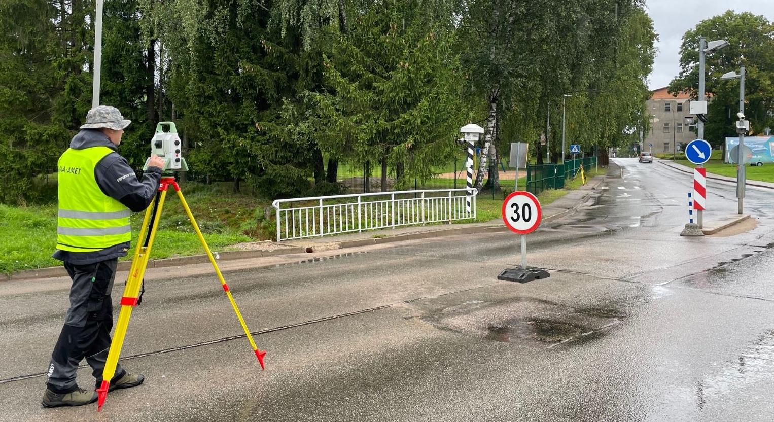mõõtmine Valga teel mõõtmine Valga teel