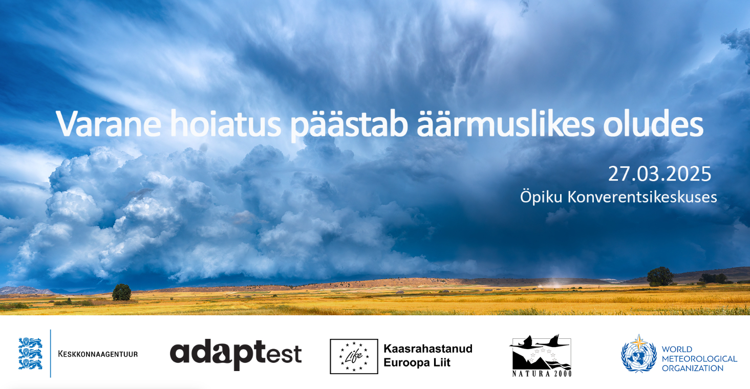 Meteoroloogiapäeva konverentsi plakat Meteoroloogiapäeva konverentsi plakat