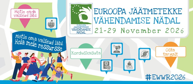 Jäätmetekke vähendamise nädala plakat