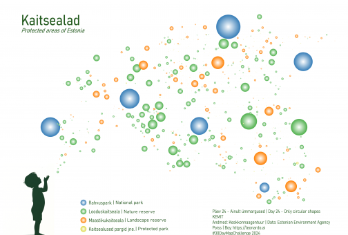Ainult ümarad kujud kaardil