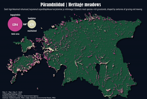 Pärandniidud kaardil