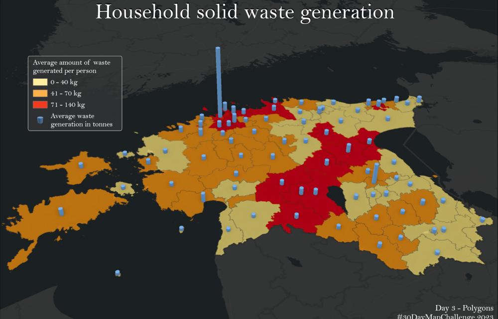 map of waste