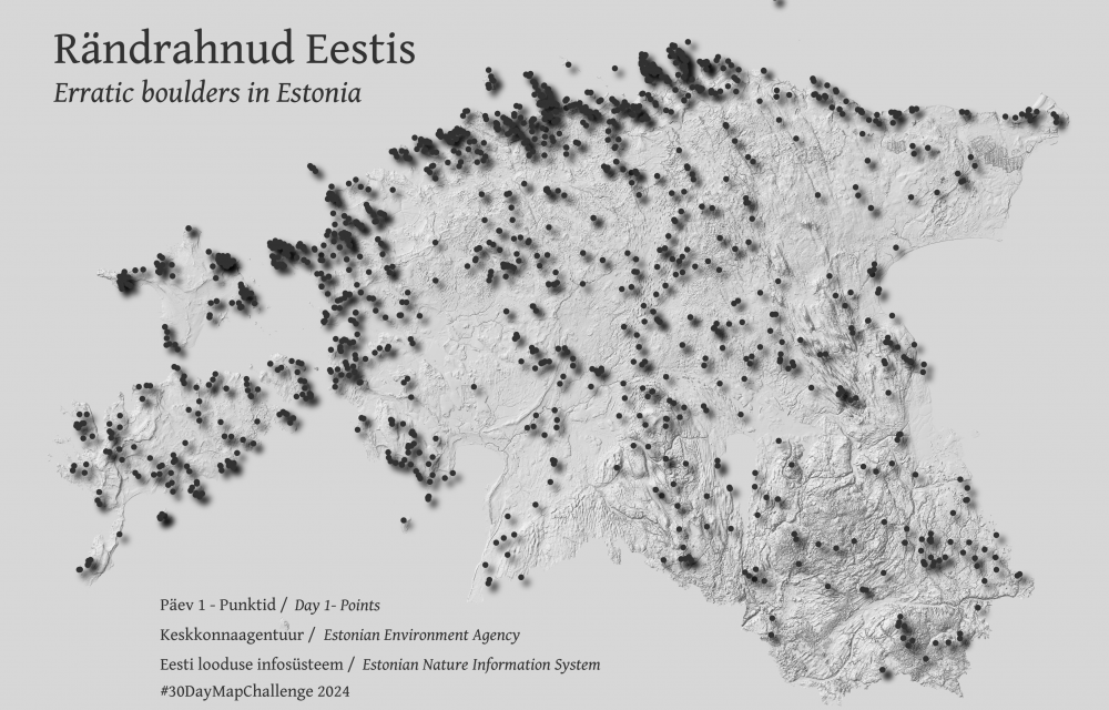 rändrahnude paiknemine eestis